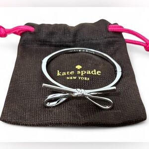 Kate Spade Silver Bow Bangle
